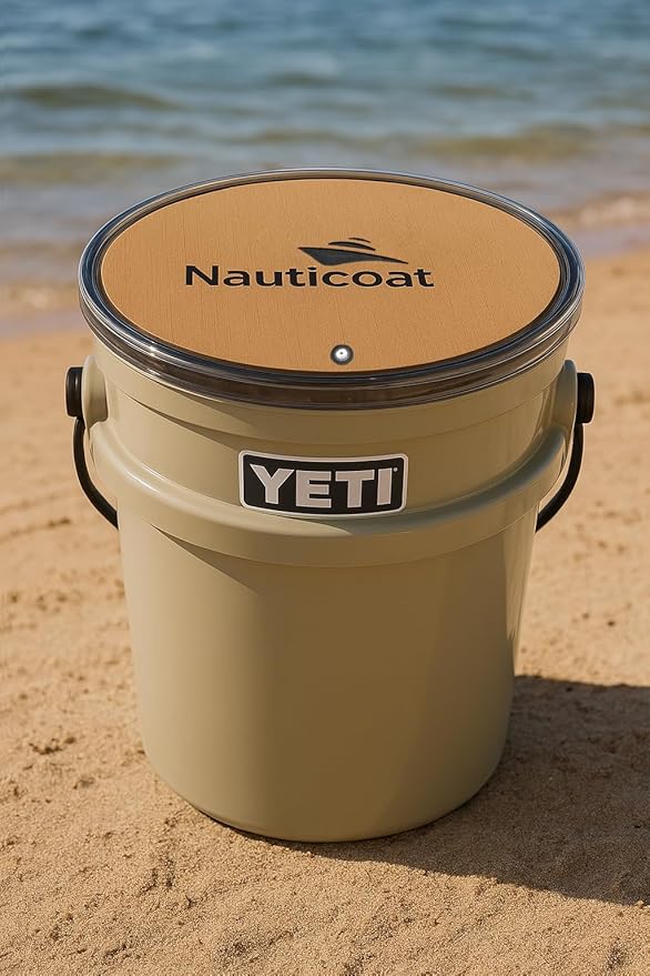 EVA Mat Cooler Pad, 11.4" Non Skid Bucket Cooler Pad, Peel & Stick Application EVA Foam Cooler Pad for Yeti Bucket with Lid, Yeti Load Out Bucket Lid