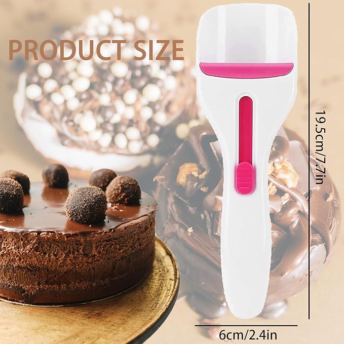 Cake Batter Distribution Scoop, One-Touch Sliding Button Dispenses Batter, Home Batter Dispenser Baking Tool, Kitchen DIY Cupcake Batter Scoop