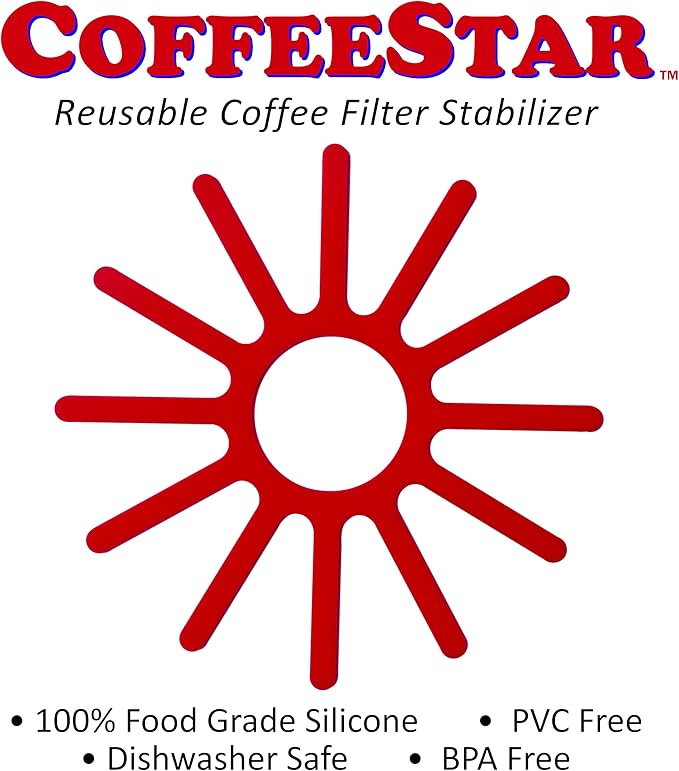 CoffeeStar – Reusable Coffee Filter Stabilizer