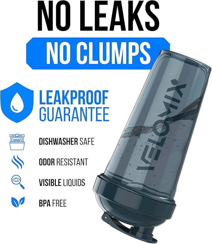 VELOMIX -4 PACK- 28 oz Protein Shaker Bottle for Protein Mixes - 4x Wire Whisk | Leak Proof Shaker Cups for Protein Shakes | Protein Shaker Bottle Pack | Protein Shake Cup (Amber Drift)
