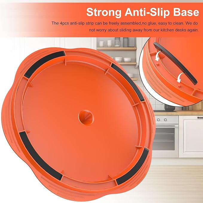 Chicken Shredder with Removable Plate - Manual Meat Shredder Tool with Transparent Lid & Cleaning Brush, Dishwasher Safe Kitchen Gadget for Shredding Chicken, Pork, Beef, Pulled Pork(Orange)