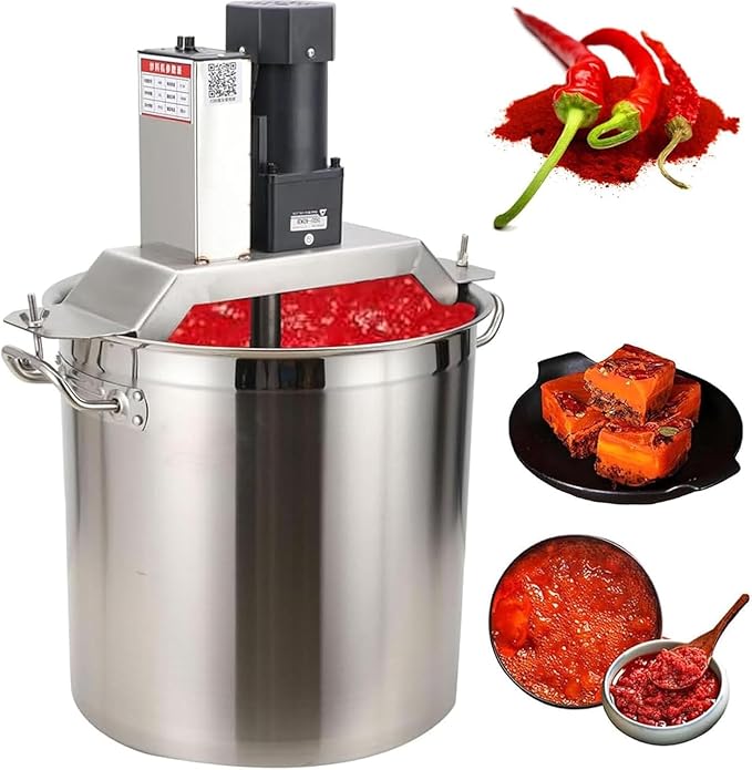 Automatic Sauce Jam Stirrer Machine, Commercial Food Stirrer Pot with Liftable Scraper & Adjustable Speed & Multi-Stove Use, Electric Food Mixer for Long Cooking