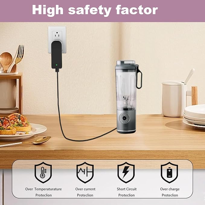 Charger for Ninja Blast Max Portable Blender Compatible with Ninja Blast Max BC251 Portable Blender Power Adapter Cord