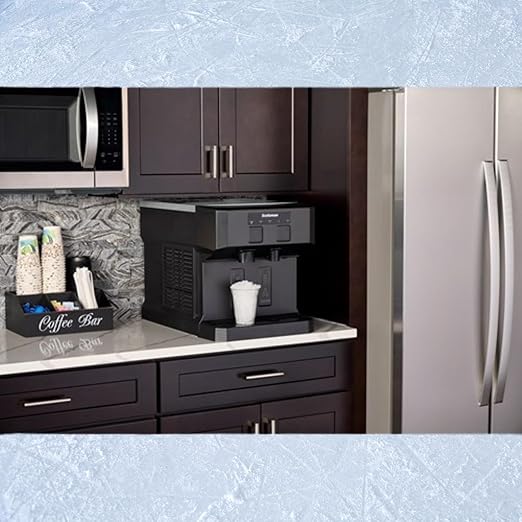Scotsman HID207AX-1 Meridian Touch-Free Compact Countertop Nugget Ice & Water Dispenser, Air Cooled - Up to 196 lb. Production, 7 lb. Storage (115v/60hz/1ph)