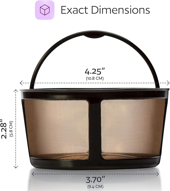 Reusable Keurig K-Duo Coffee Filter for Keurig Hot & Iced (Gen 2), K-Duo, K-Duo Essential Brewers Only - Carafe Basket Permanent Coffee Filters for Keurig K Duo Coffee Makers