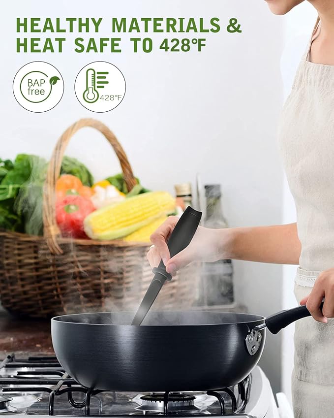 2Pack Meat Chopper, Heat Resistant Meat Masher for Hamburger Meat, Ground Beef Smasher, Nylon Hamburger Chopper Utensil, Meat Ground, Non Stick Mix Chopper Mix and Chop, Meat Masher Tool Gift