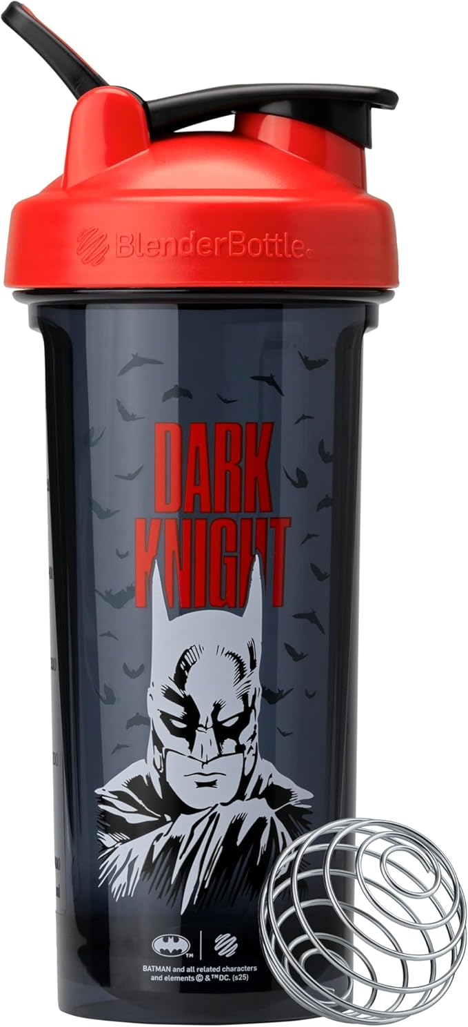 BlenderBottle DARK KNIGHT (Batman) Pro28-28-oz. - Full-Color Red/Black