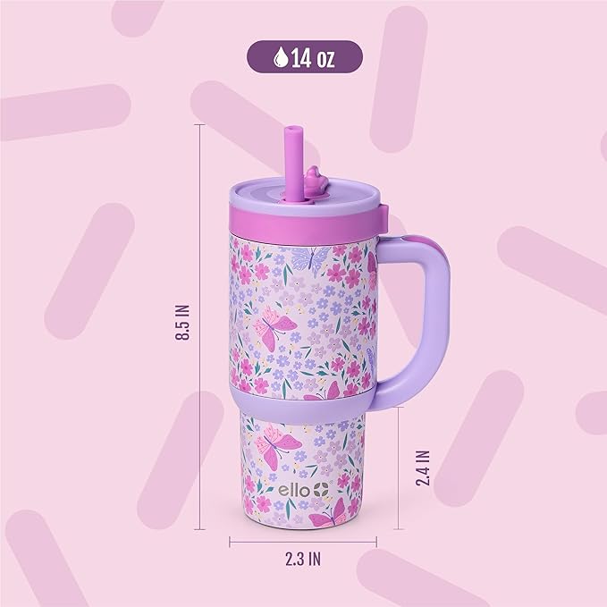 Ello Oasis 14oz Stainless Steel Tumbler - Winging It