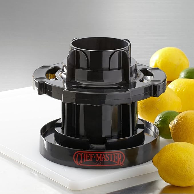Chef Master Citrus Slicer, Commercial Citrus Wedger, Perfect for Variety of Fruits & Vegetables, Fruit Slicers, Lemon Slicer, Lime Slicers, Kitchen Tools for Home, Bar & Restaurants Essentials - 90023