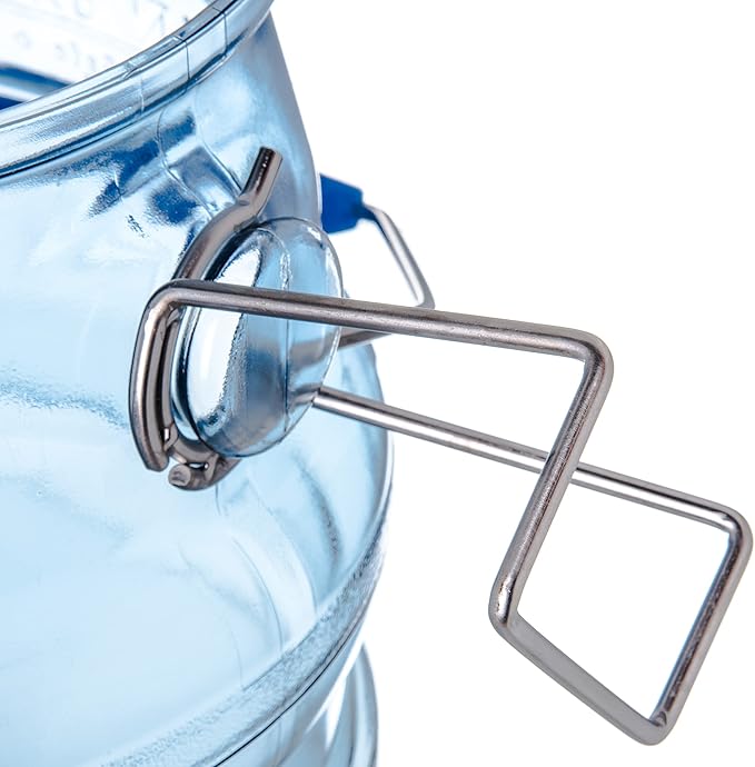 San Jamar Saf-T-Ice Ice Tote with Ice Machine Hanger for Bars, Restaurants, Kitchens, And Fast Food, Polycarbonate, 6 Gallons, Blue, (Pack of 2)