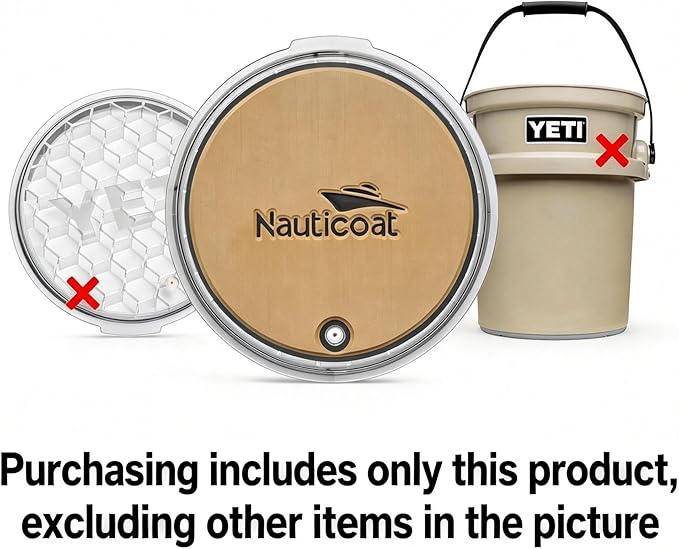 EVA Mat Cooler Pad, 11.4" Non Skid Bucket Cooler Pad, Peel & Stick Application EVA Foam Cooler Pad for Yeti Bucket with Lid, Yeti Load Out Bucket Lid