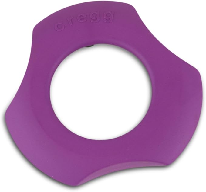 cregg 3-in-1 Egg Topper - Purple – Egg Cracker, Cup & Serving Ring – Made in Germany – For Soft & Hard Boiled Eggs – Egg Shell Opener – Kitchen Gadget & Gift for Breakfast Lovers