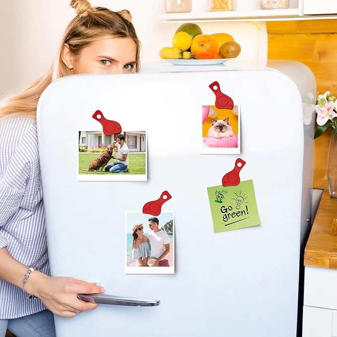 Air Fryer Magnets Silicone Buckle for Parchment Paper Liners, High-Temp Resistant Air Fryer Accessories, Safely Lock Paper from Heating Element or Covering Food, Prevent Burning (Bird)