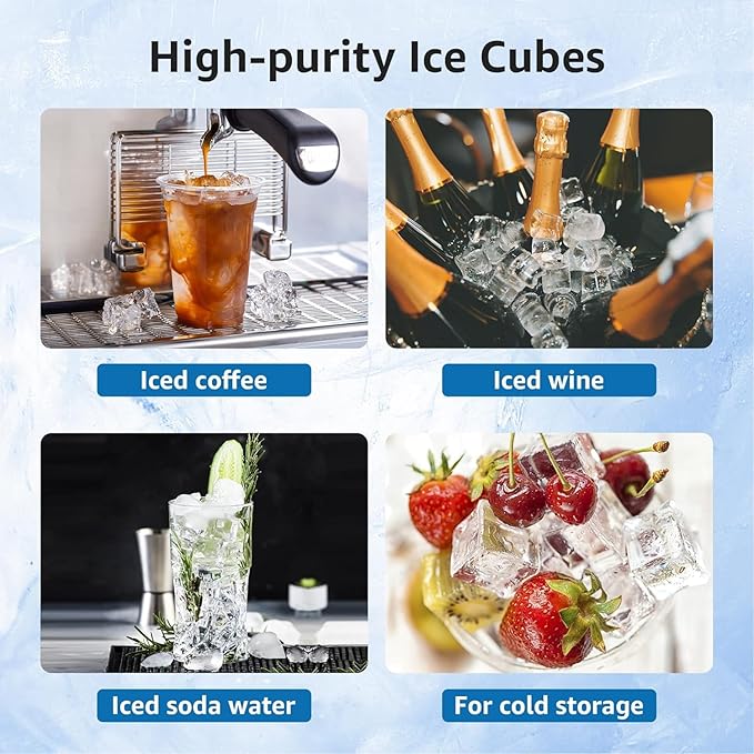 Replacement for GE® Opal Nugget Ice Maker Water Filter, NSF 42&372 Certified, 3 Counts, by AQUA CREST