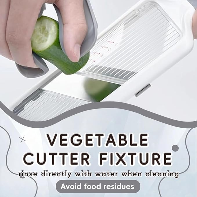 Safety Hand Guard for Any Mandolin Slicer or Grater,Food Slicer Cutter Finger Guard, Ergonomic, Non-Slip Grip, Durable,Safe Slicing of Fruits & Vegetables (Gray，2pcs)