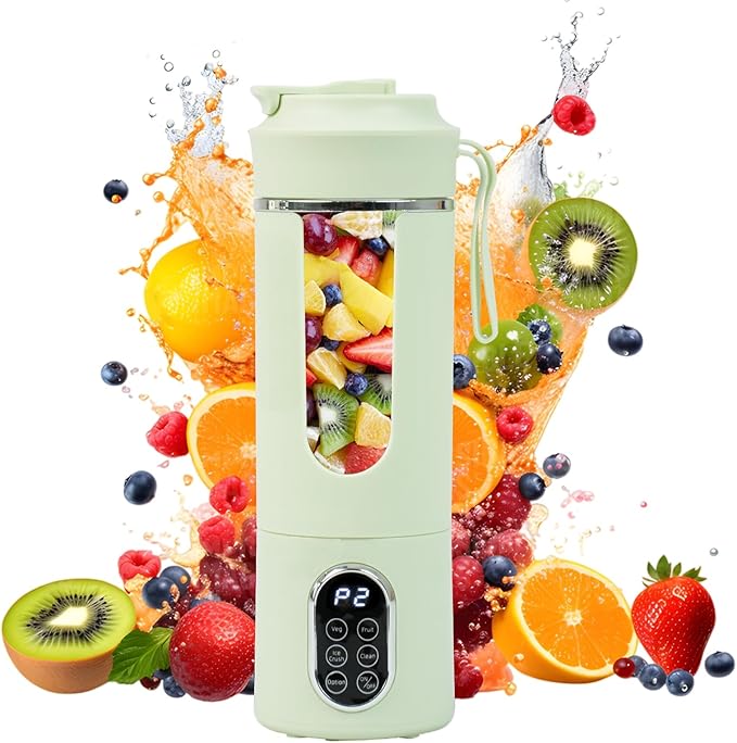 HappyFreeSX Portable Blender for Shakes and Smoothies,Small Personal Blender for Smoothies and Shakes (Green)