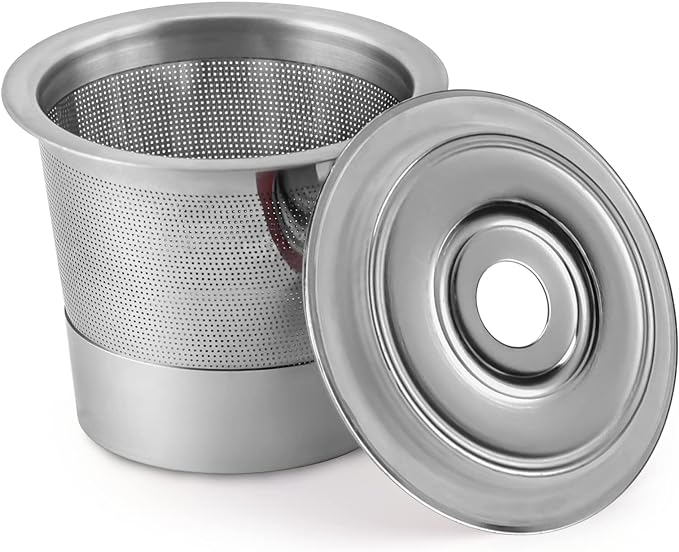 Reusable K Cups Coffee Pod Filters for Keurig 2.0 & 1.0 Single Cup Coffee Makers, Universal Refillable KCups, K-cups Reusable Filter (1)
