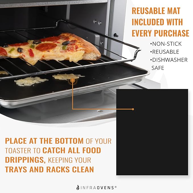 Reusable Liners for Toaster Compatible with Ninja Foodi XL Pro DT200, Double Oven with FlexDoor, Prestige Smart, Double Stack Countertop Oven, Liner for Trays and Racks