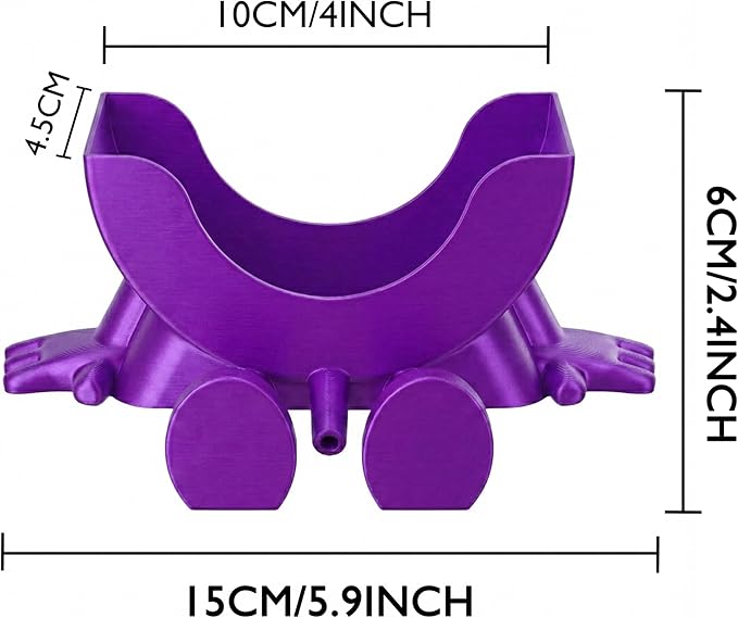Cute Hanging Sponge Holder with Drainage & Legs, 3D Printed Funny Sink Stand for Round Sponges, Aesthetic Kitchen Sink Edge Organizer, Countertop Decor, Quick-Drying Storage Cleaning Gadget