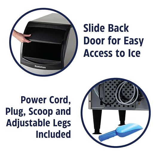 Scotsman Commercial Undercounter Ice Maker with Bin