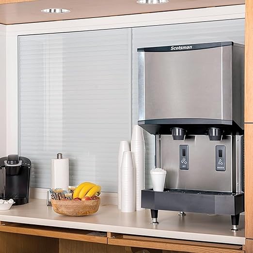 Scotsman Meridian Touchfree Countertop Nugget Ice Maker & Water Dispenser - 500 lb/Day, 25 lb Storage Bin