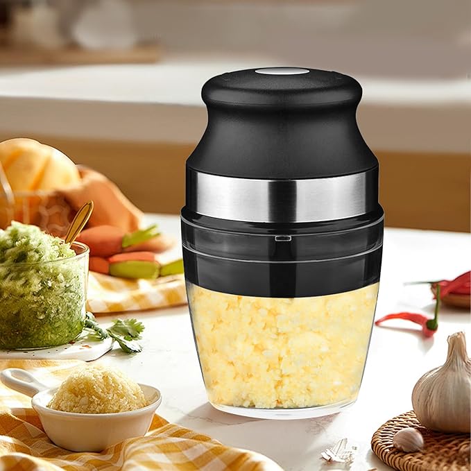 Garlic Crusher Press,Garlic Grinder Twister Easy-Clean, Multifunctional Garlic Smasher Dishwasher safe, Ideal Garlic Crusher Tool Garlic Grinder Masher Onion Chopper, Blender to Vegetable for Kitchen