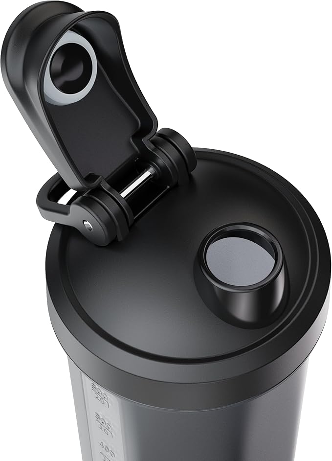 VOLTRX Protein Shaker Bottle, Merger USB C Rechargeable Electric Protein Shake Mixer, Shaker Cups for Protein Shakes and Meal Replacement Shakes, BPA Free, 24oz | USB C Rechargeable, Shaker Cups, for Protein Shakes