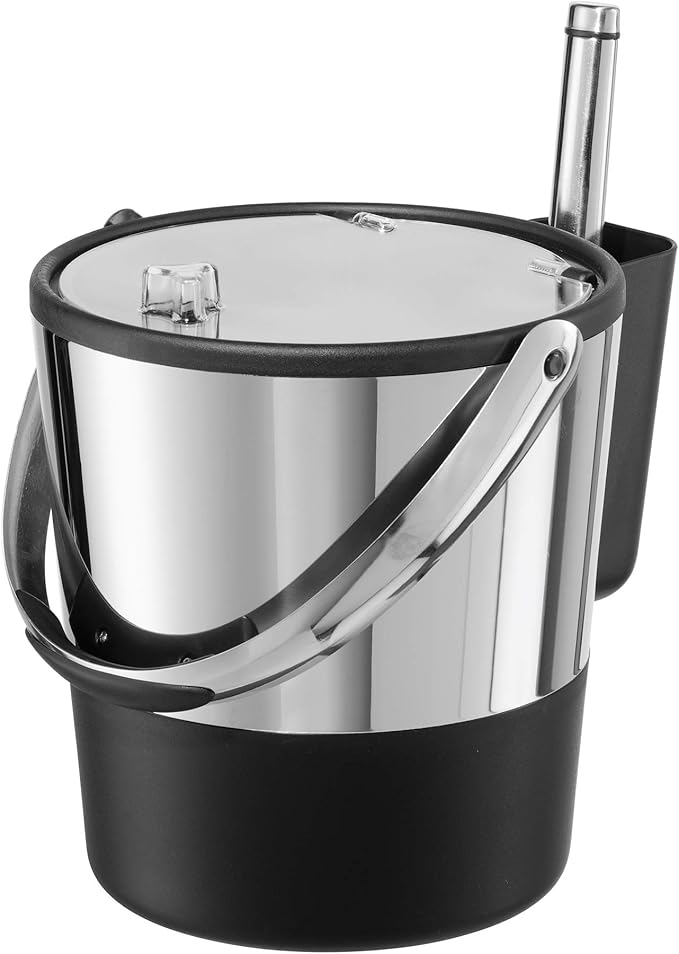 Oggi Insulated Ice Bucket (4 Quart) and Acrylic Oval Party Tub