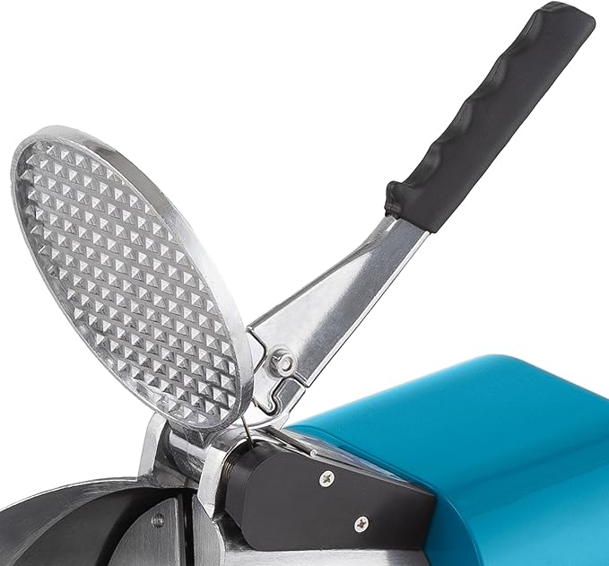 Snow Cone Machine - Ice Shaver with Powerful 170W Motor - Easy to Use Countertop Crushed Ice Maker by Great Northern Popcorn (Blue)
