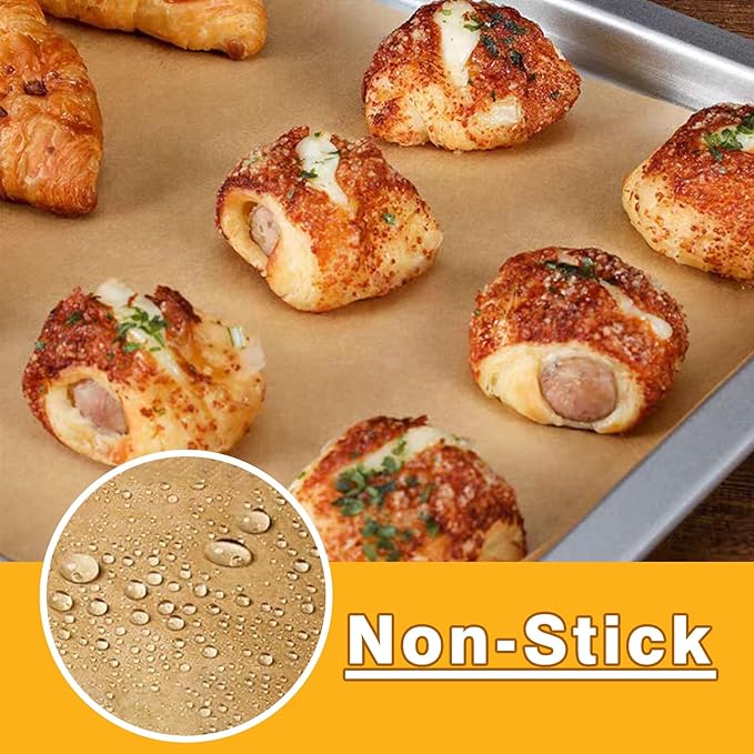 Air Fryer Liners Disposable Compatible with CHEFMAN 10 Qt Multifunctional Digital Air Fryer Accessories, Unbleached Parchment Paper, 200 PCS Square Non-Stick Baking Paper