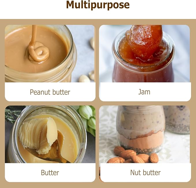 Electric Peanut Butter Stirrer, Peanut Butter Mixer Effortlessly Blend Oil and Peanut Butter, Quick and Even Mixing for Natural Peanut Butter, Almond Butter, and More. ﻿