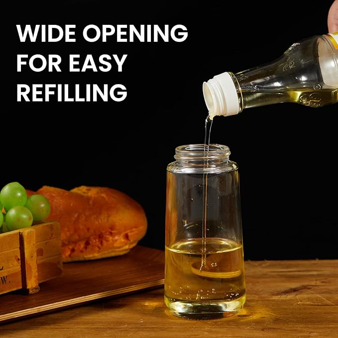 Oil Sprayer for Cooking, Olive Oil Sprayer Mister, Olive Oil Spray Bottle for Cooking, Salads, BBQs and More (White)