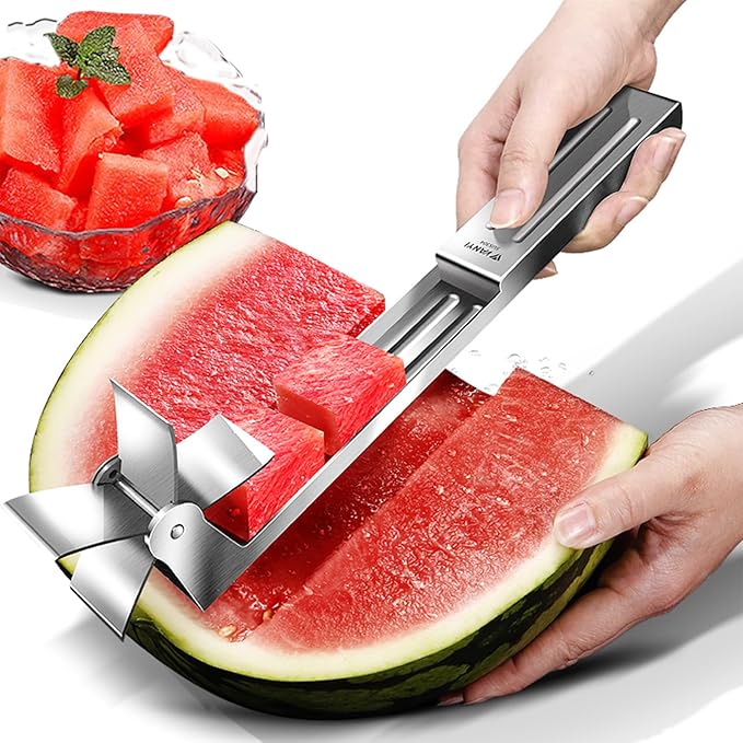 Watermelon Windmill Cutter Slicer Watermelon Quickly Cut Tool 304 stainless steel Fruit knife Kitchen Gadgets
