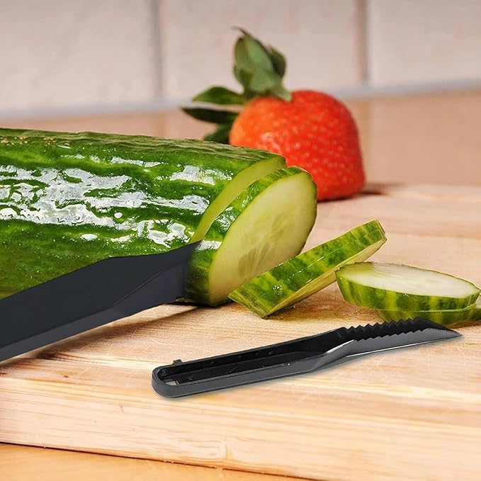 Kitchen Spiral and V-Shaped Tools, Spiral Slicer Blade Potato Cucumber Spiral Cutter, Fruits and Vegetable Carving Knife Hand Slicer Cutter, Manual Screw Peelers Kitchens and Dining Tooling