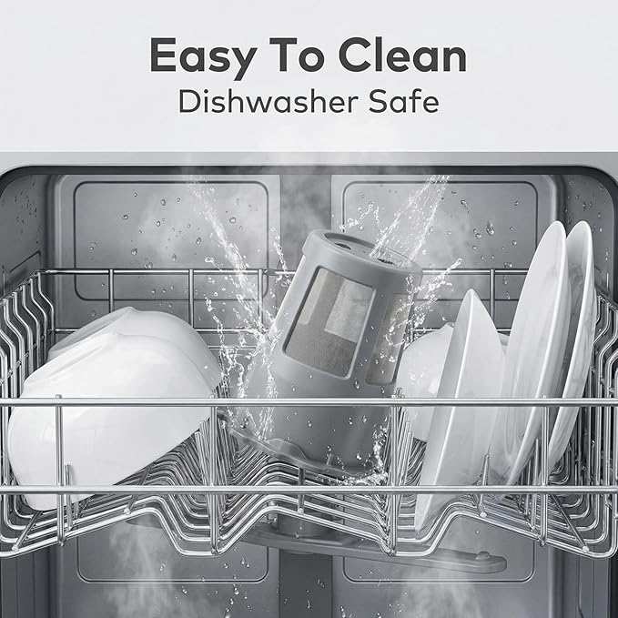 Universal Reusable Filter MultiStream Technology - Gray Reusable Coffee Filter Approved Quality Durable Replacement Parts