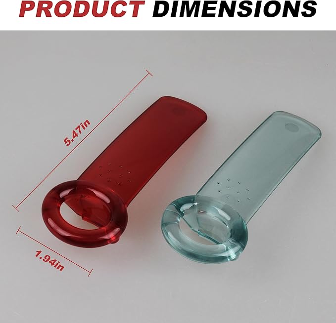 Jar Key Opener, Jar Opener Key, Easy to Grip Plastic Bottle Opener Lid 2Pcs