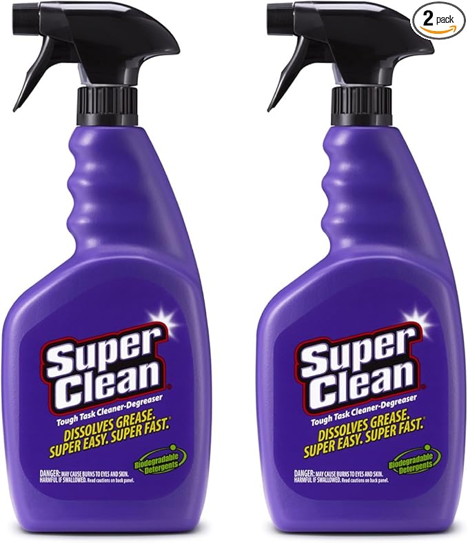 SuperClean 312203 All Purpose Tough Task Cleaner Degreaser (64oz), 64 fl. oz, 2 Pack