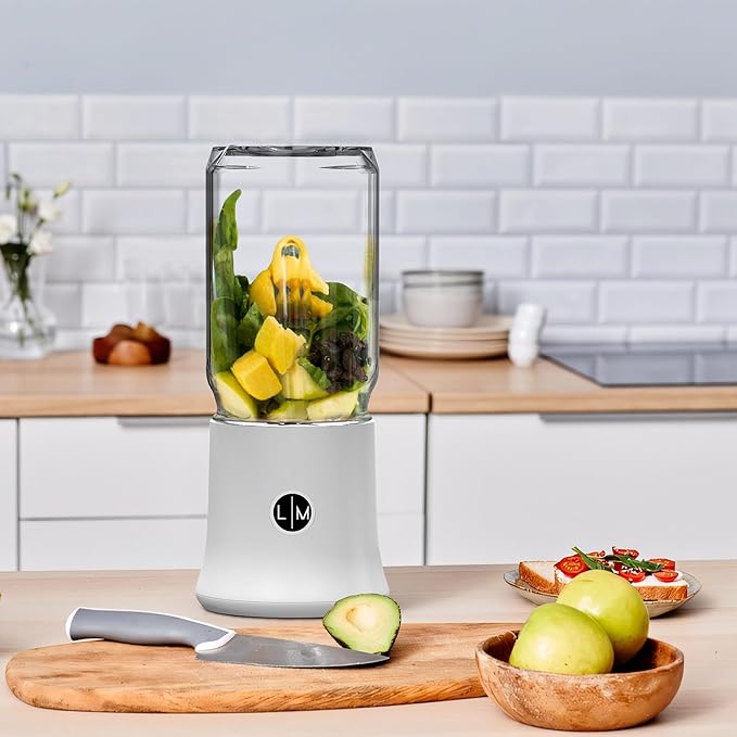 Personal Portable Blender for BALL Mason Jar, Blender Attachment Designed for wide mouth jars by Le Marq Design.