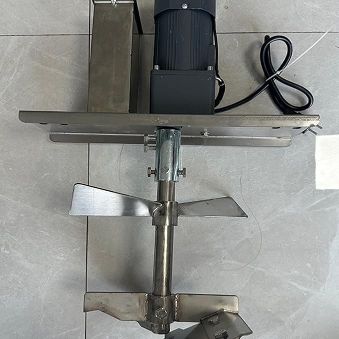 Automatic Pot Stirrer for Cooking, Electric Portable Mortar Mixer, Barrel Volume 20L, Stirring Speed Adjustable, for Mix Motar, Plaster, Paint, Cement, Concrete