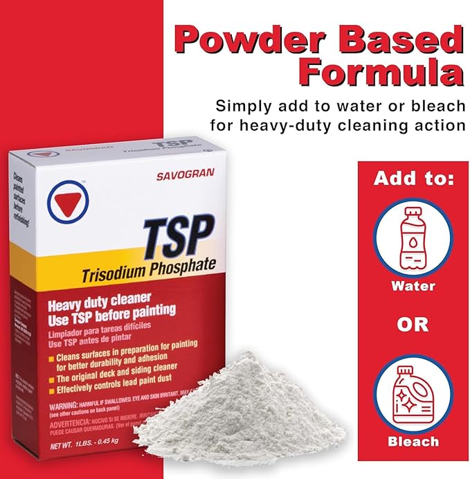 Savogran 10621 Trisodium Phosphate (TSP) 1LB (16oz) - 2 Pack