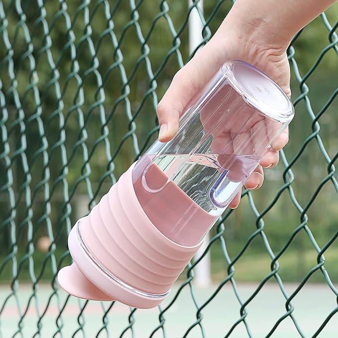 Shaker Bottle for Protein Mixes，24 oz，Protein Shaker Bottles with Whisk Ball, Mixer Bottle, Protein Bottle,Portable Pre Workout Whey Protein Drink Shaker Cup，Pink