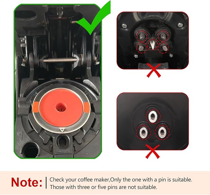 4 Pack Reusable K Cups coffee pods for Keurig 1.0 and 2.0:Stainless Steel Refillable K Cups- Reusable K Cups for Keurig Coffee Machine SUS 304‌ Non-BPA