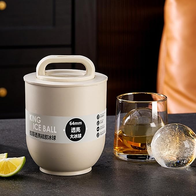 Large Silicone Ice Sphere Maker Molds Practical Round Making For Crafting Large Homes Ice Sphere Tray