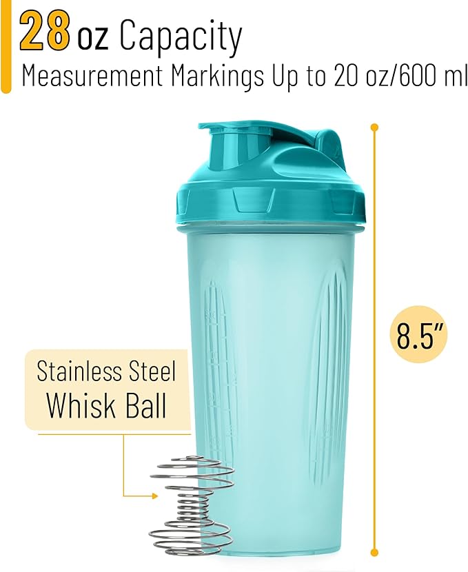 Mr. Pen- Shaker Bottles for Protein Mixes, 28 oz