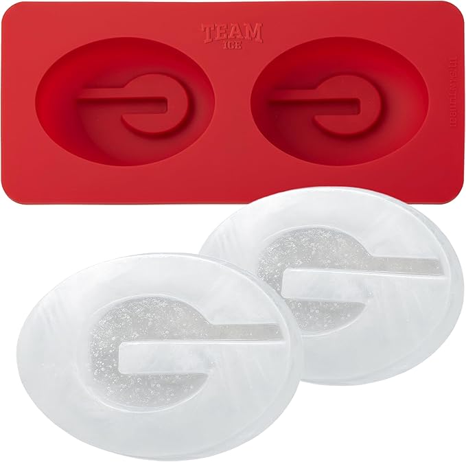 TEAM ICE - Georgia Silicone Ice Cube Tray - Large Silicone Ice Cube Mold for Whiskey & Cocktails, Durable Ice Tray for Game Day Drinks, College Logo Ice Mold for Fans & Tailgate Parties