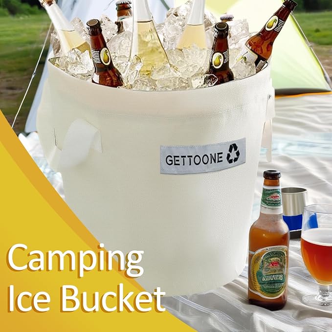 All-in-One Party Cooler Bag with Folding Design and Insulated Compartments -GETTOONE Ideal for Tailgating and Outdoor Events!