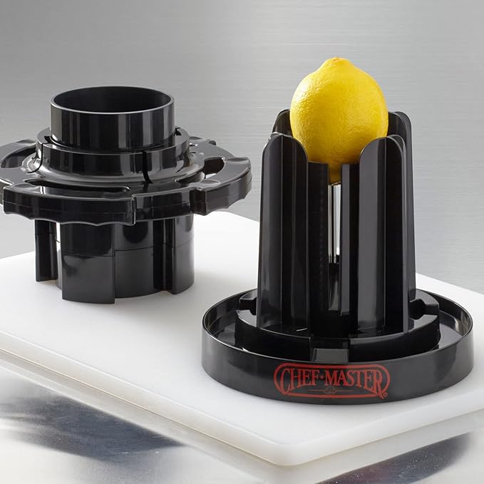 Chef Master Citrus Slicer, Commercial Citrus Wedger, Perfect for Variety of Fruits & Vegetables, Fruit Slicers, Lemon Slicer, Lime Slicers, Kitchen Tools for Home, Bar & Restaurants Essentials - 90023