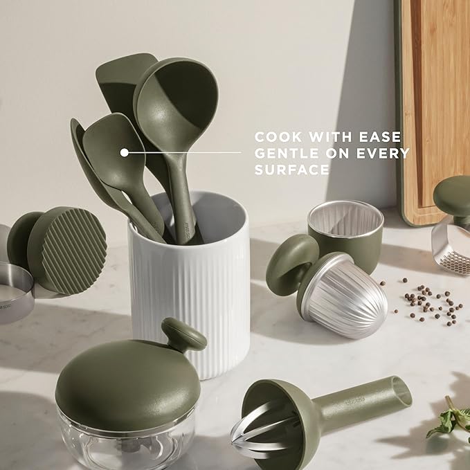 EVA SOLO | Green Tools serving Spoon | Small | Danish Design & Functionality | Green