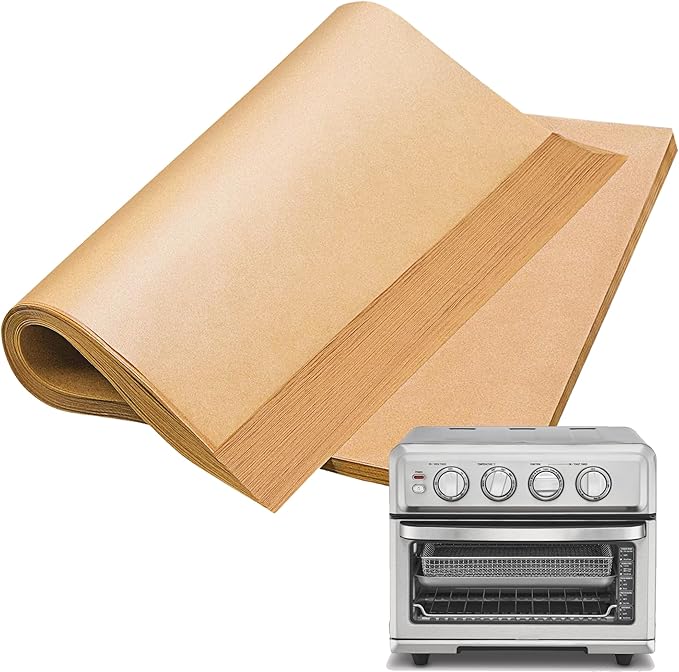 SIUDANGKA 100Pcs 12-inch Air Fryer Parchment Paper Squares Baking Parchment for Cuisinart Air Fryer Cuisinart Convection Toaster Oven,