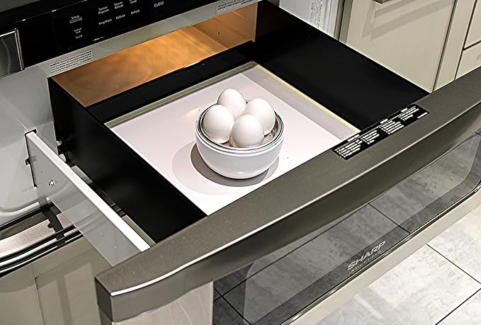 Microwave Egg Boiler Cooker Hard or Soft Boiled Eggs BPA Free Cook Up To 4 Eggs In Minutes Food-Grade White